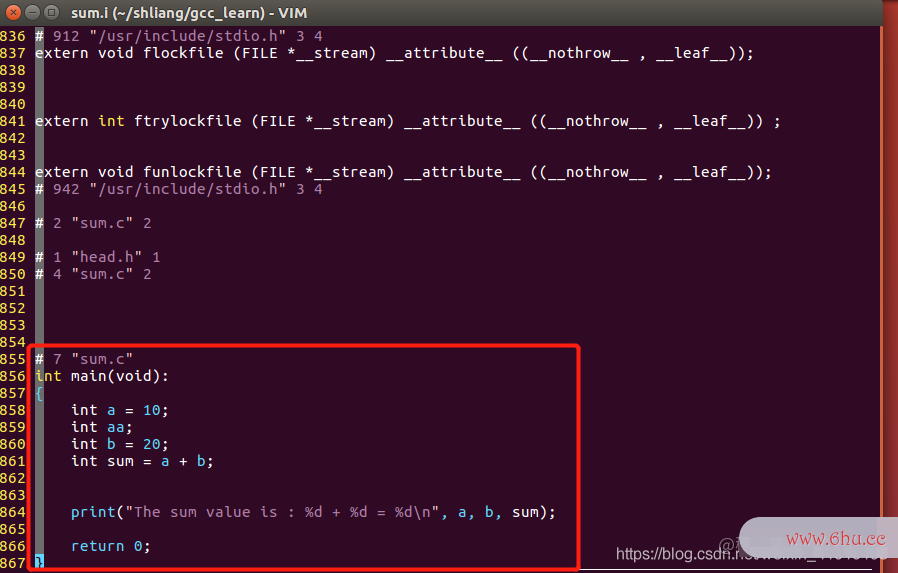 Linux中gcc的编译、静态库和动态库的制作