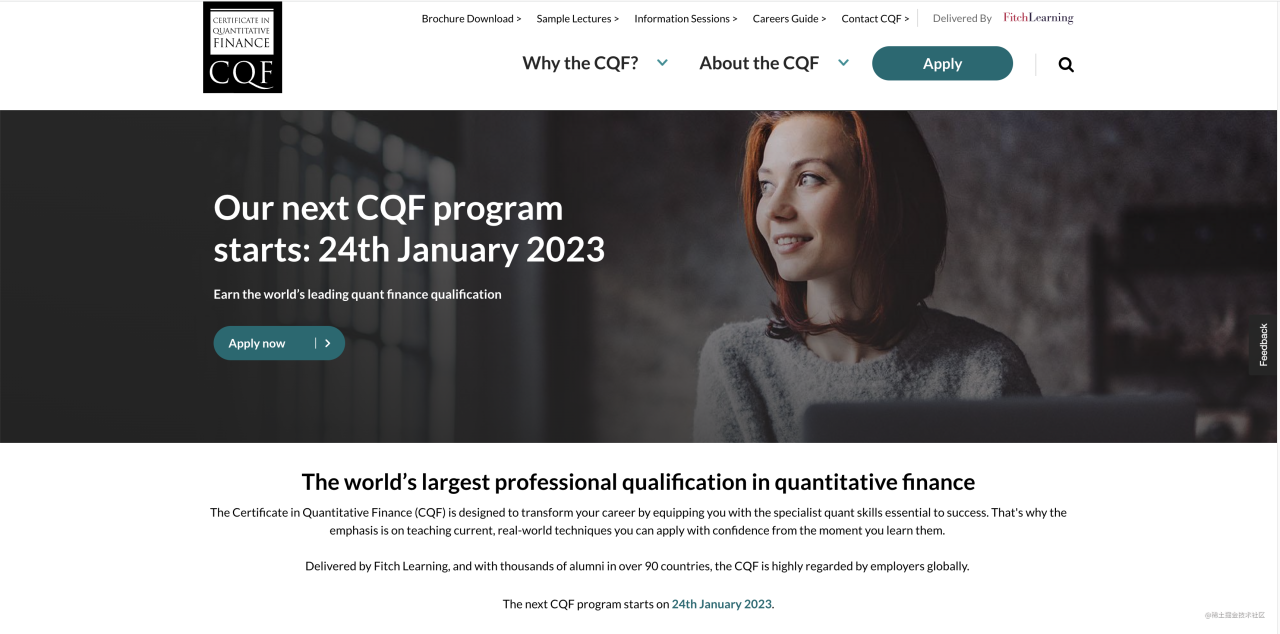CQF量化金融职业指南