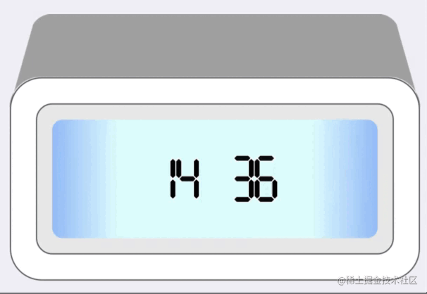 利用计时器数字简单绘制个小闹钟