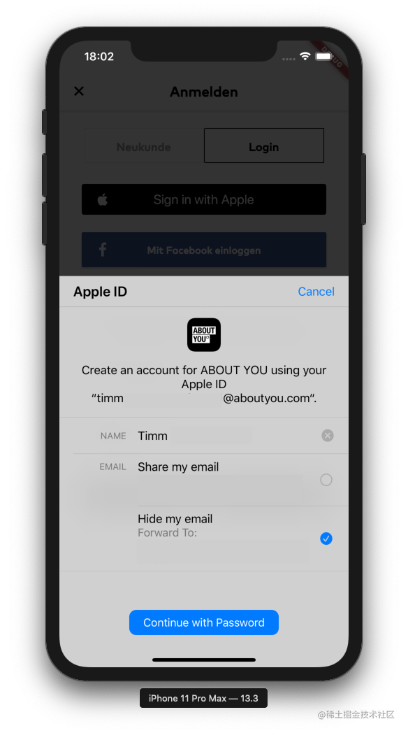 [译]Flutter Favorite之使用Apple ID登录插件sign_in_with_apple