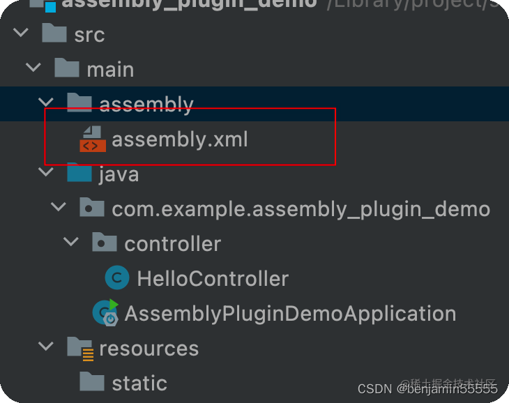 利用assemly插件将springboot项目打包为自定义脚本启动