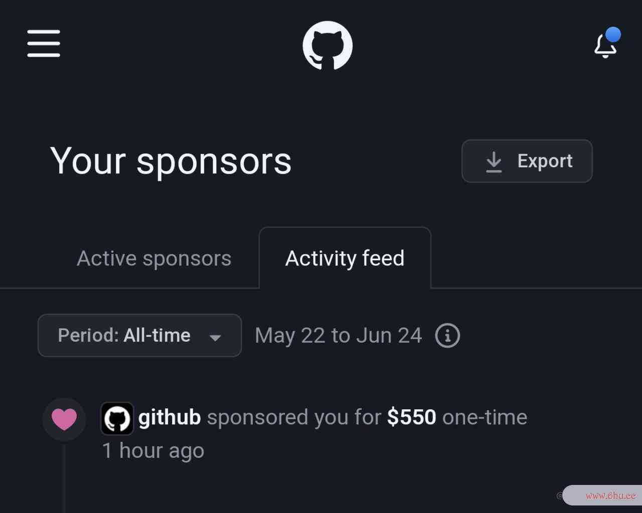 叮，GitHub 到账 550 美元「GitHub 热点速览 v.22.26」
