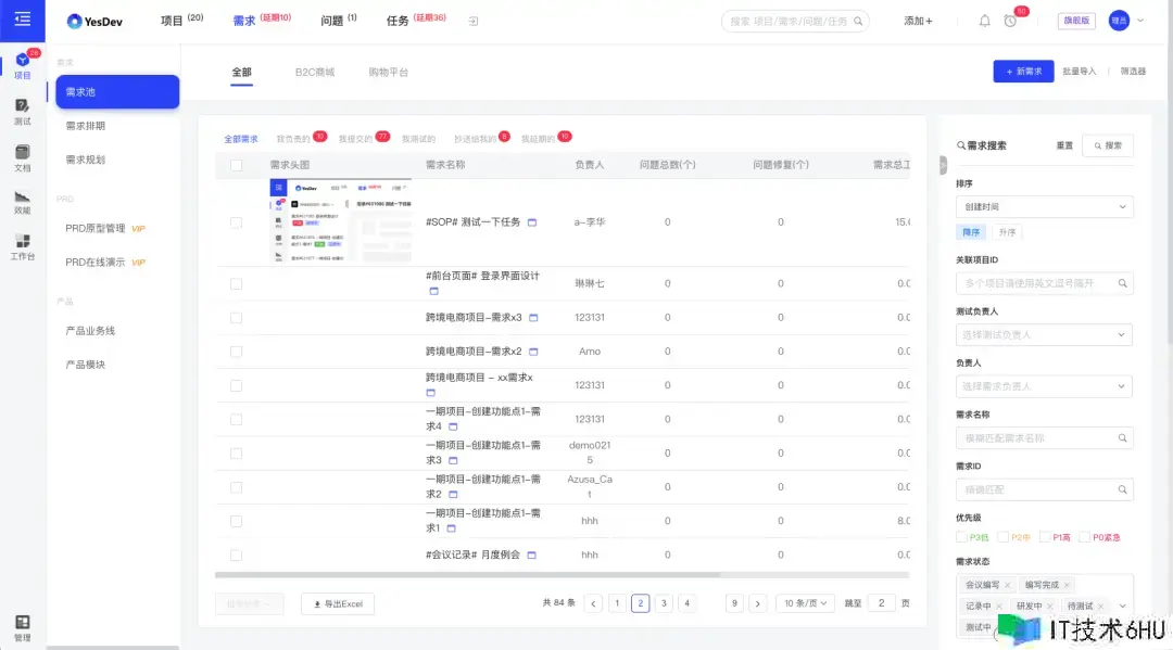 YesDev——简略好用、免费又智能的项目办理东西 YesDev——简略好用、免费又智能的项目办理东西