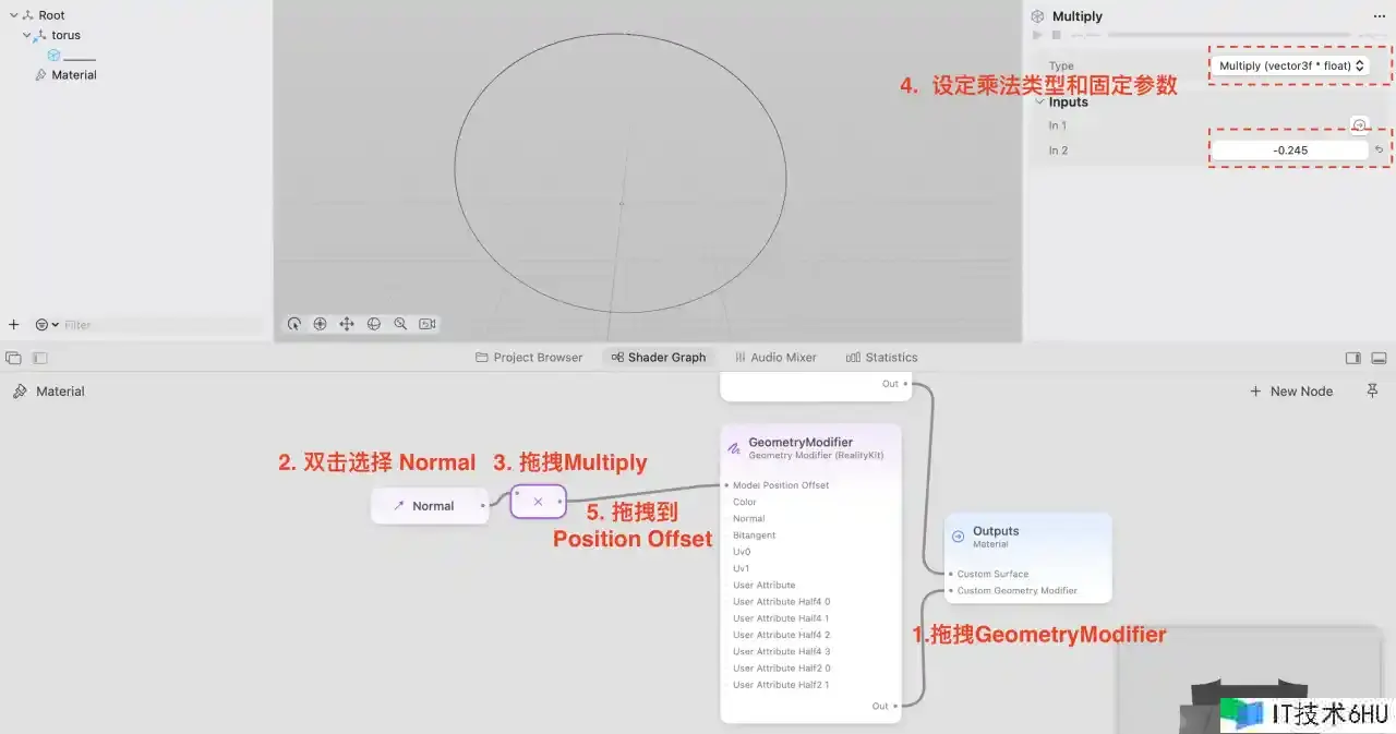 试玩 RealityComposerPro 中的 Shader Graph:用圆环制造一个 Meta Logo 试玩 RealityComposerPro 中的 Shader Graph:用圆环制造一个 Meta Logo