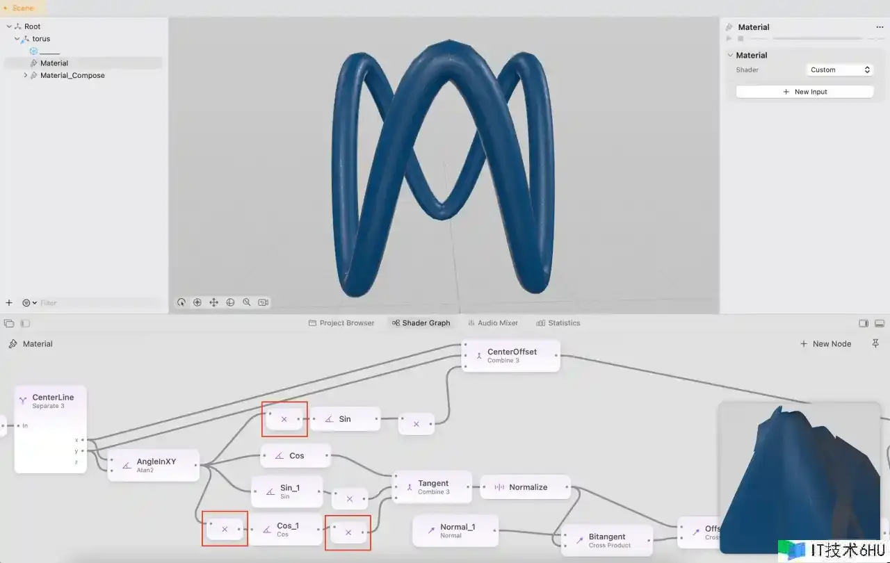 试玩 RealityComposerPro 中的 Shader Graph:用圆环制造一个 Meta Logo 试玩 RealityComposerPro 中的 Shader Graph:用圆环制造一个 Meta Logo