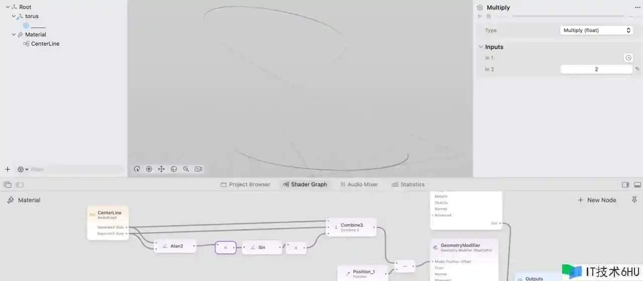试玩 RealityComposerPro 中的 Shader Graph:用圆环制造一个 Meta Logo 试玩 RealityComposerPro 中的 Shader Graph:用圆环制造一个 Meta Logo